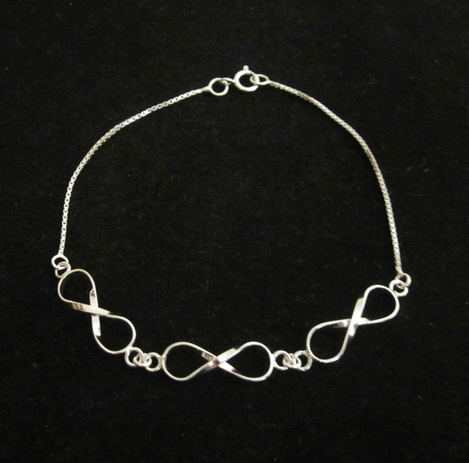 INFINITY ETERNITY Sterling Silver Bracelet, Love Bracelet - Etsy