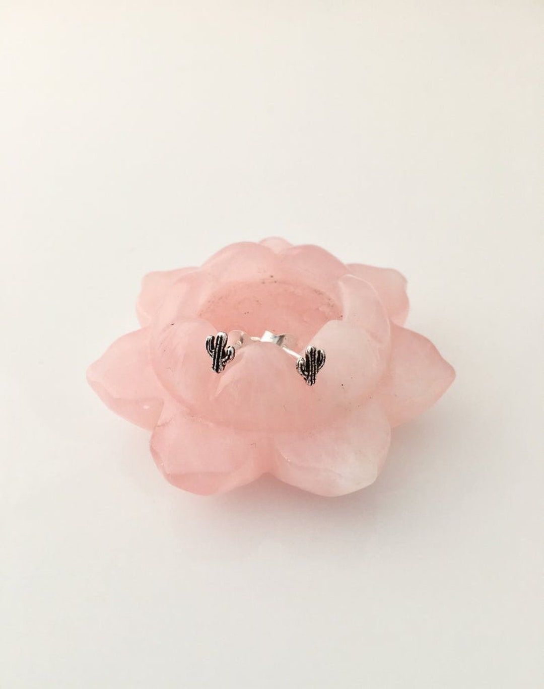 Cool as a Cactus 925 Sterling Silver Stud Earrings