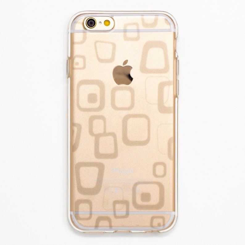 Rough Box Square Soft Clear Case for iPhone 66s