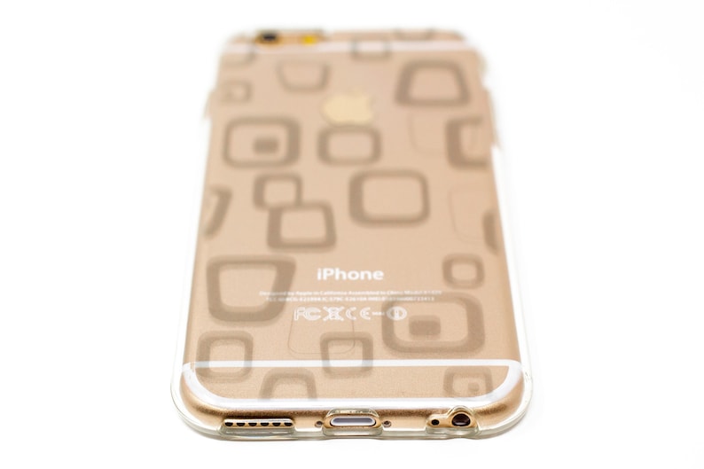 Rough Box Square Soft Clear Case for iPhone 66s