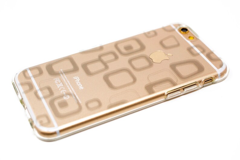 Rough Box Square Soft Clear Case for iPhone 66s