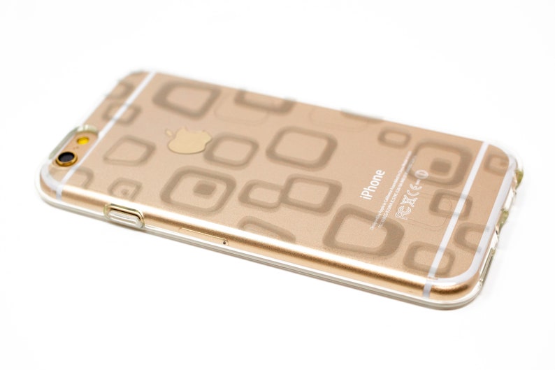 Rough Box Square Soft Clear Case for iPhone 66s