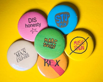 Empire Records 2 1/4 inch Button Pins