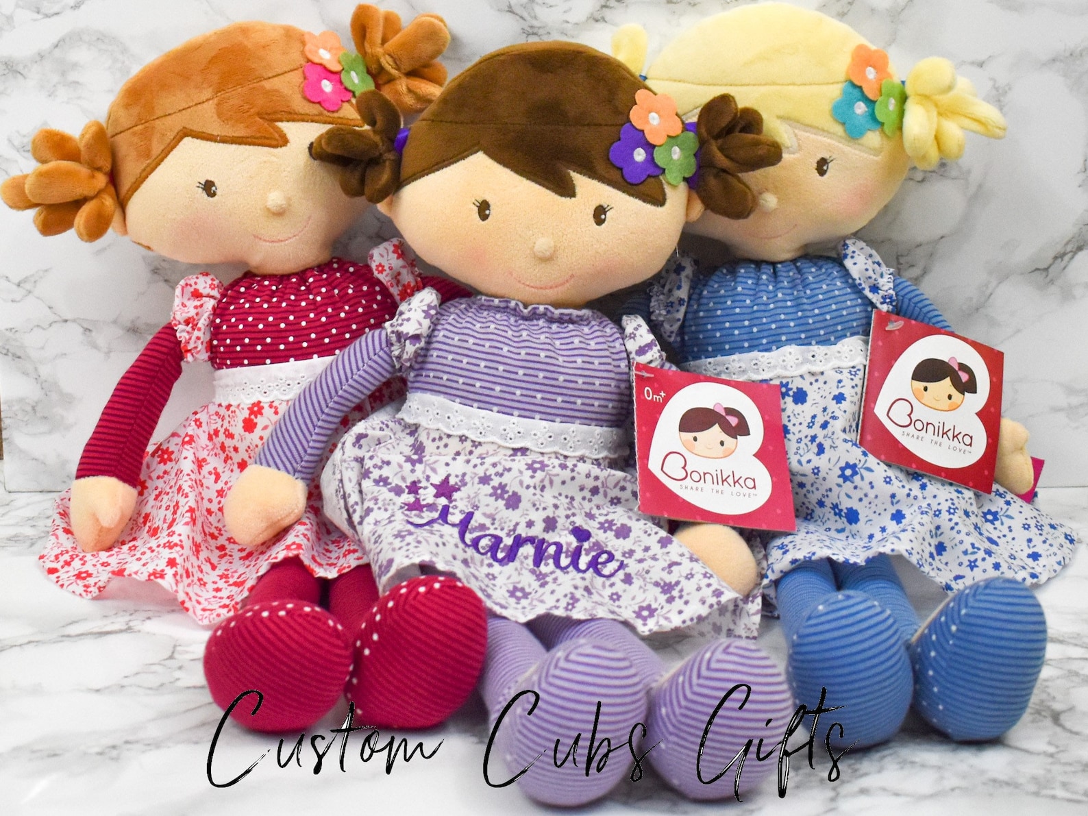 Poupée de chiffon personnalisée Scarlett Poupée Brunette - Etsy France