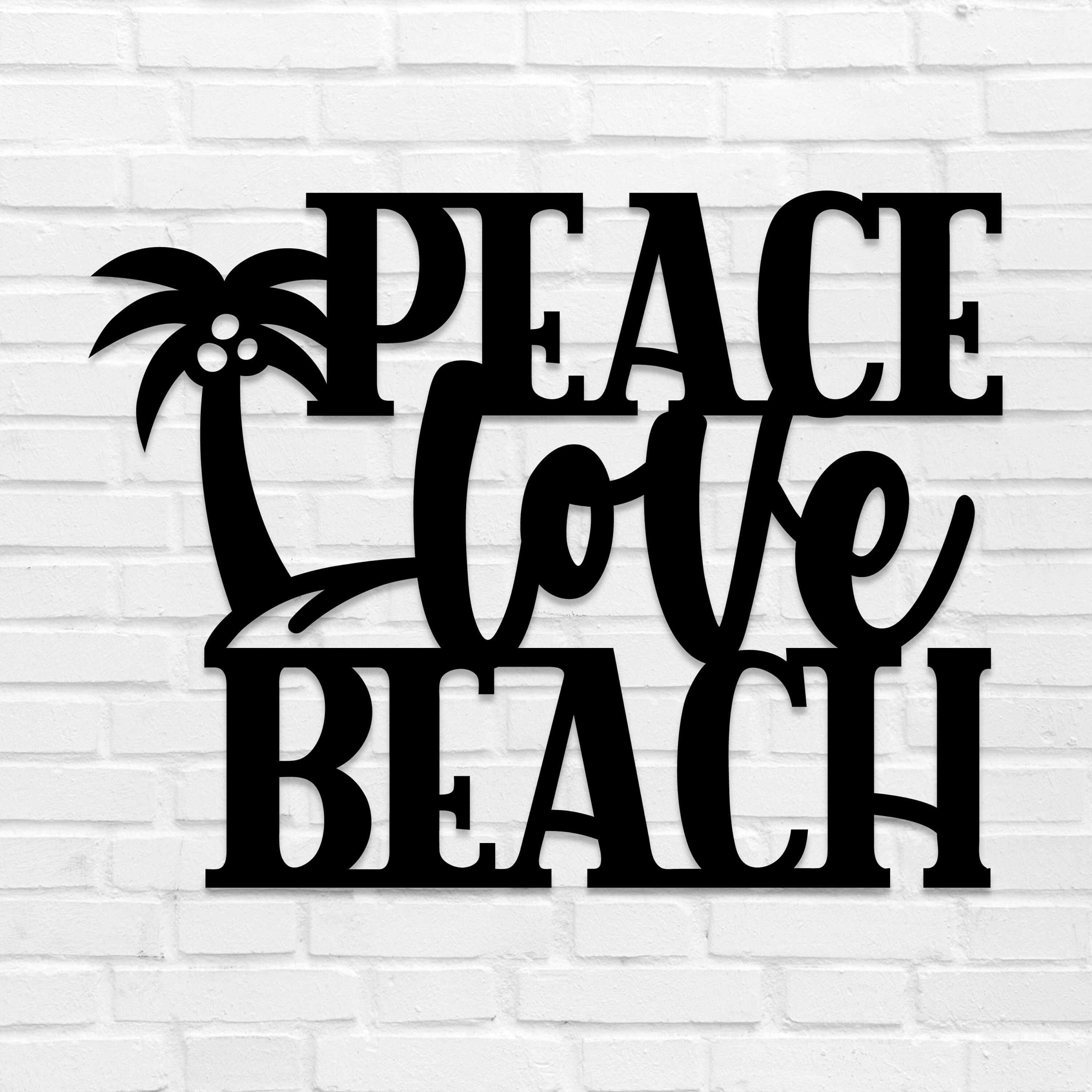 Beach House Sign Beach Metal Sign Beach Metal Wall Art Ocean Metal Art