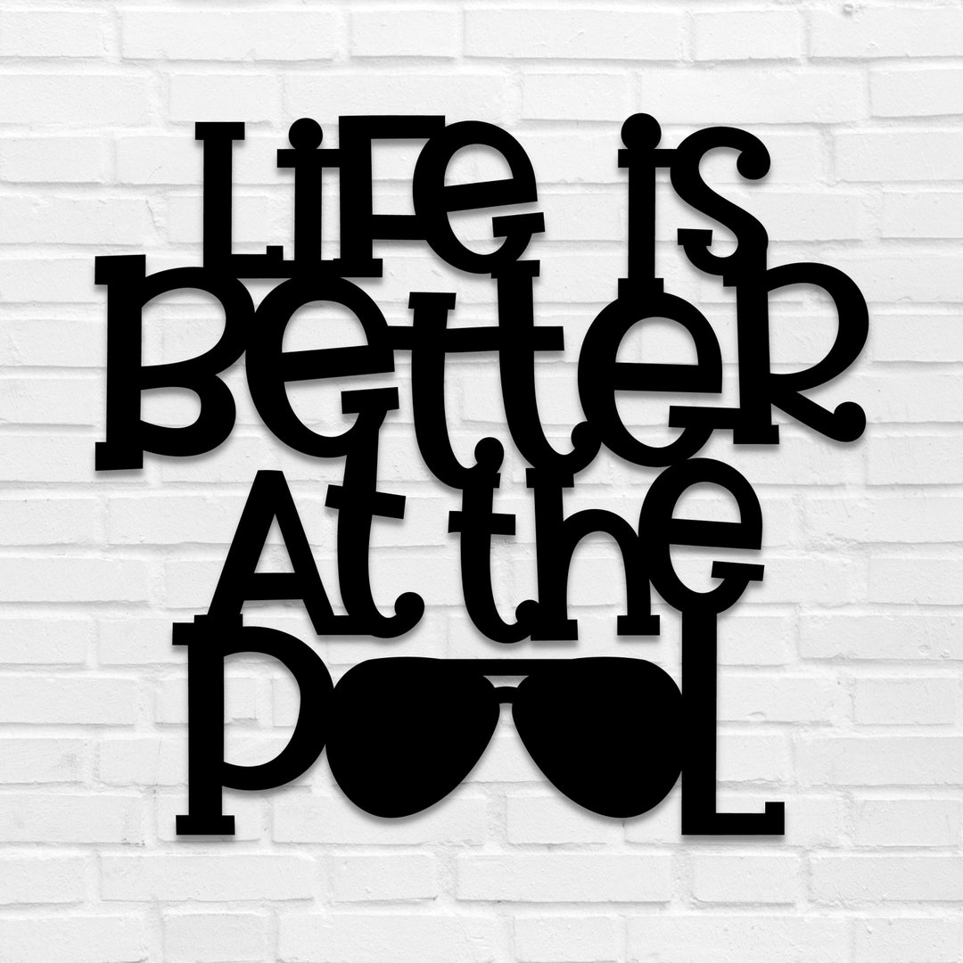 Pool Sign Metal Pool Sign Pool House Sign Outdoor Pool Sign Pool House