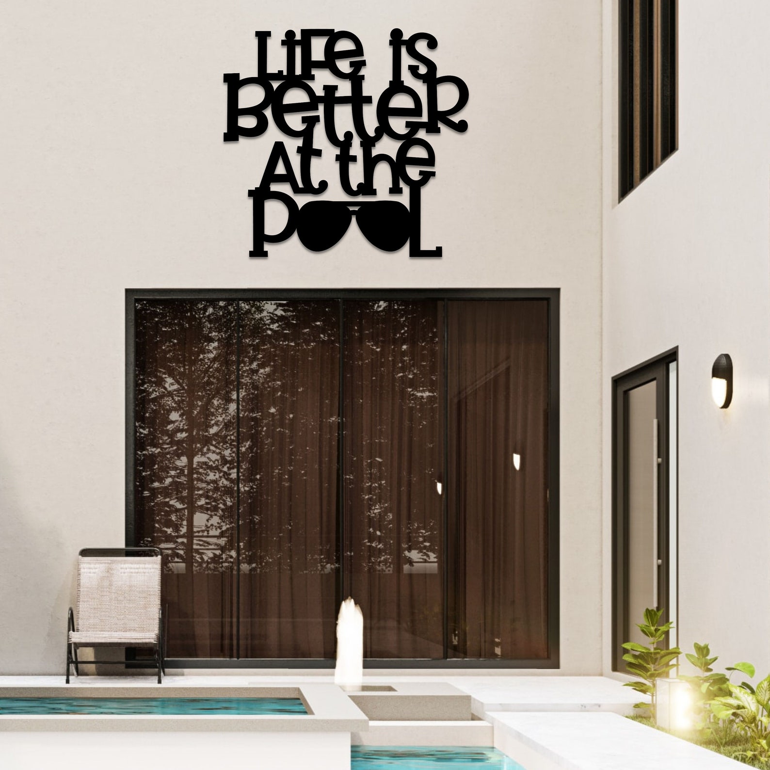 Pool Sign Metal Pool Sign Pool House Sign Outdoor Pool Sign Pool House Decor Swimming Pool Decor