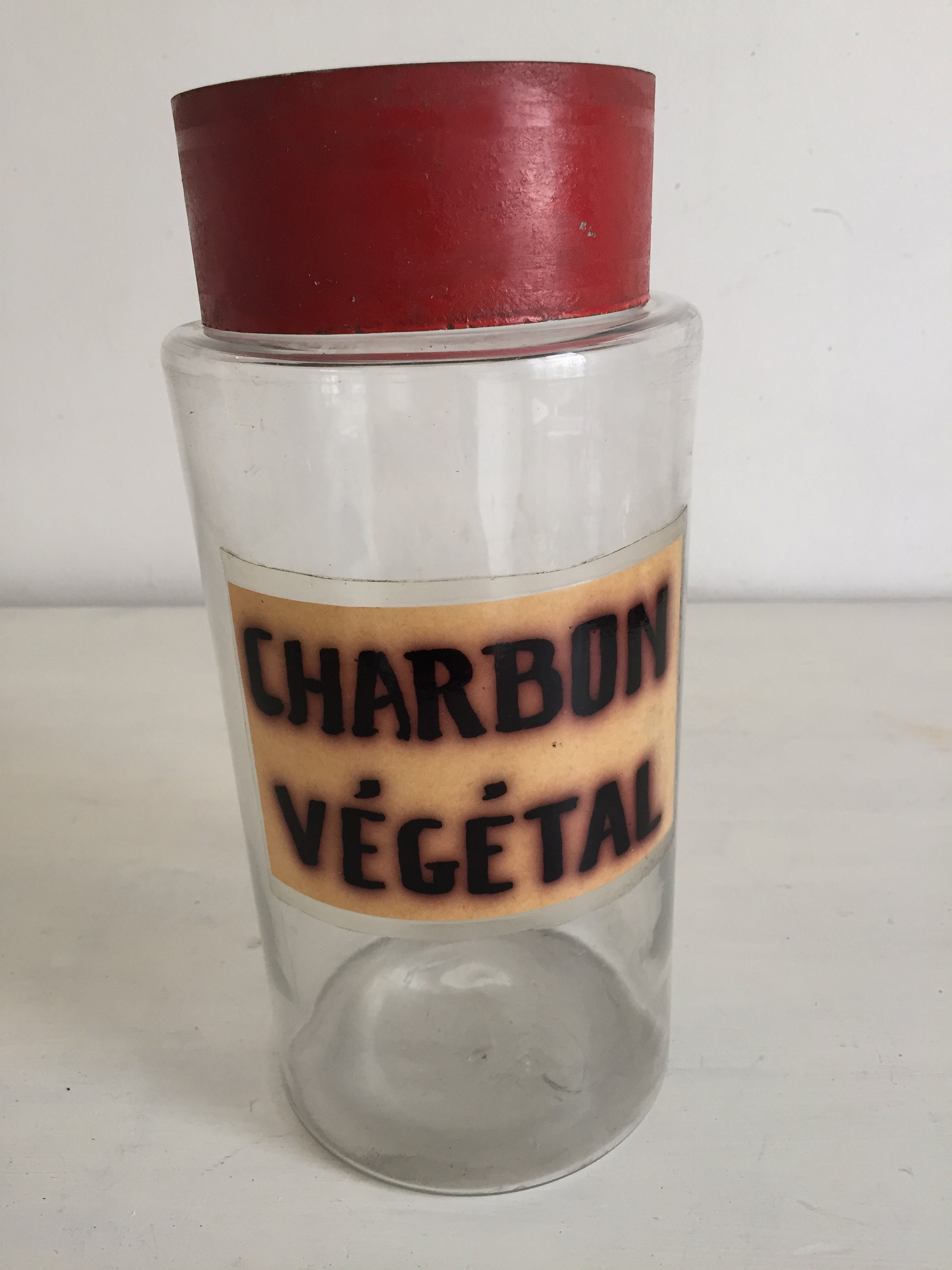 Bocal d'apothicaire - Charbon Végétal