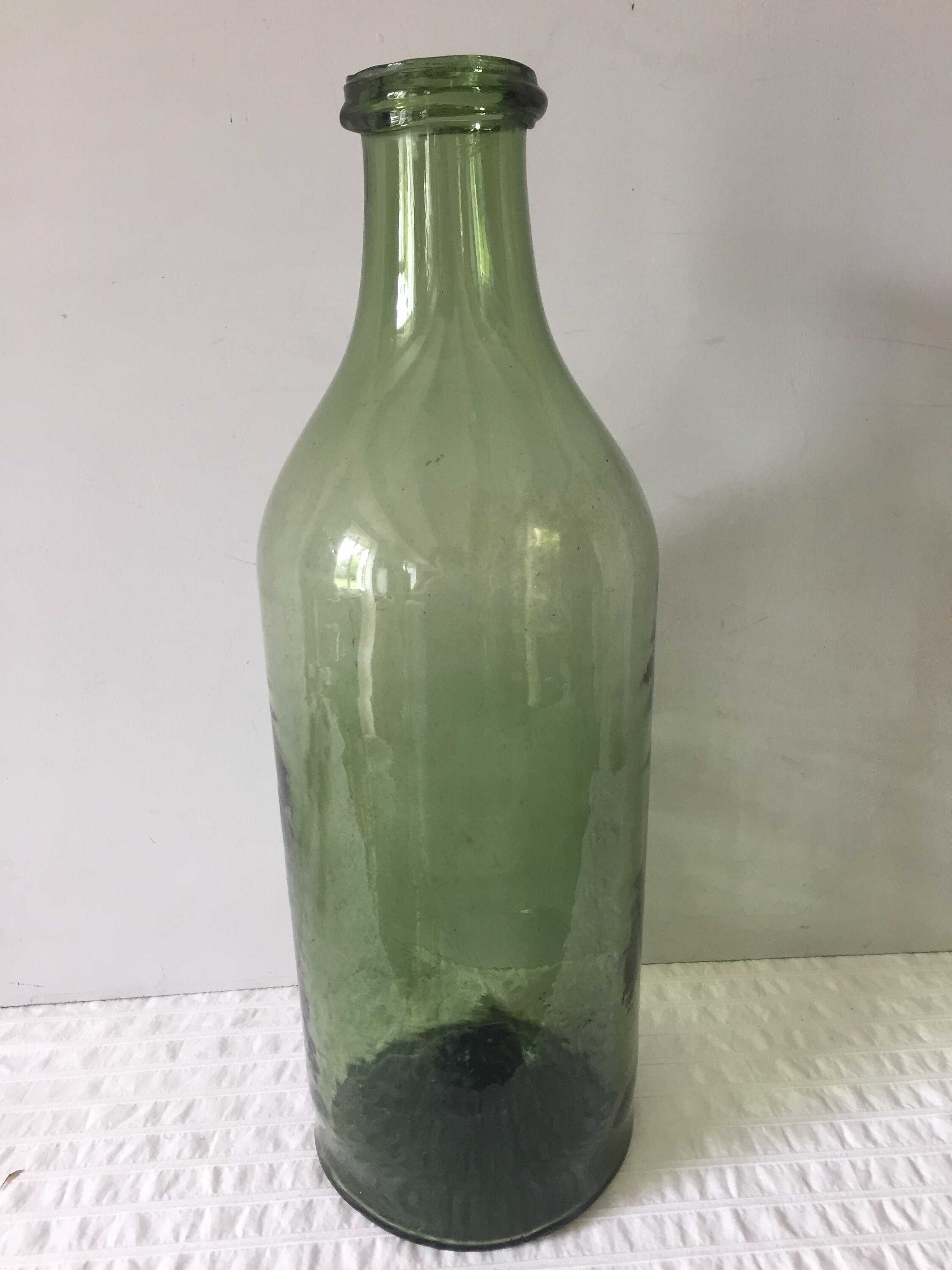 Bouteille Format Xxl en Verre Épais Bullé