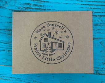 Little House on the Prairie Christmas Card
