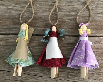 Prairie Doll Christmas Ornament, Little House on the Prairie
