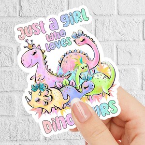 Naklejka winylowa z dinozaurem Naklejka na laptopa Dino Party Favor Gifts Naklejki winylowe Naklejki na butelki z wodą Dzienniki nauki