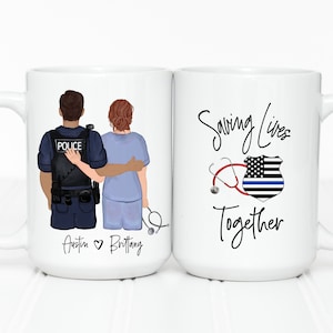 Police Officer Mug, Personalized Police Officer Gift, Police