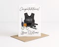 Police Officer Gift Cards, Personalized Graduation Greeting Card for Him, Party Decoration, Custom Printed Card