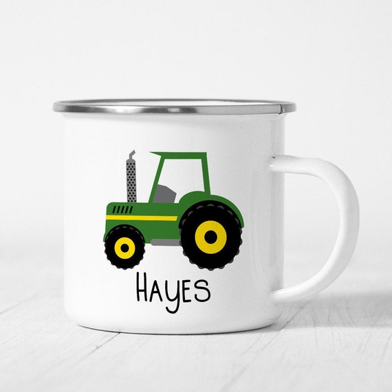céramique Tracteur personnalisé avec prénom Mug tasse 