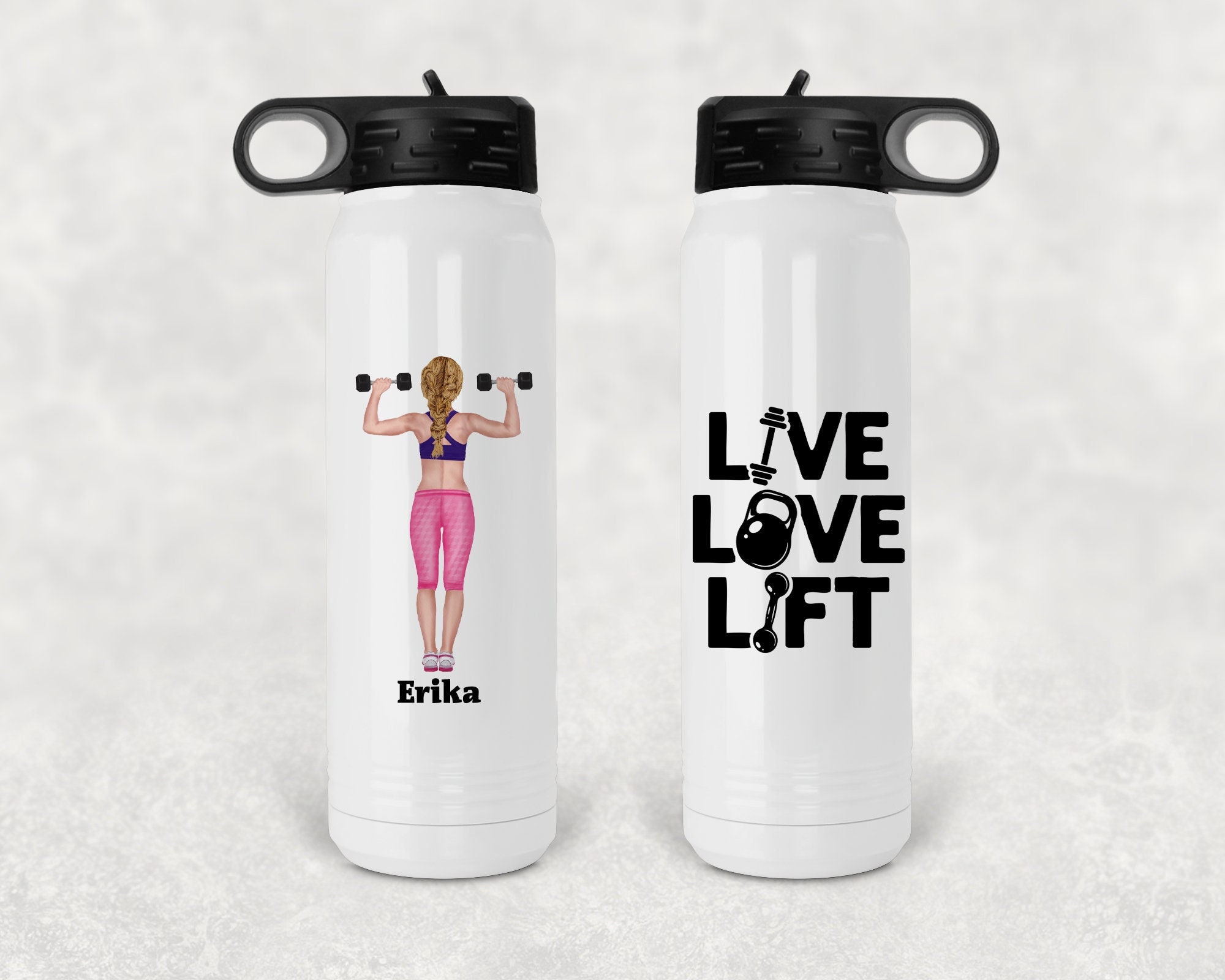 Botella Lift Or Die de 2,2 litros - Botella para fitness / culturismo