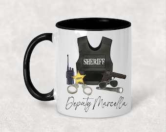 Sheriff Gift for Graduation New Officer Personalized Gift Law Enforcement Deputy Thank You Gift Police Academy Graduate