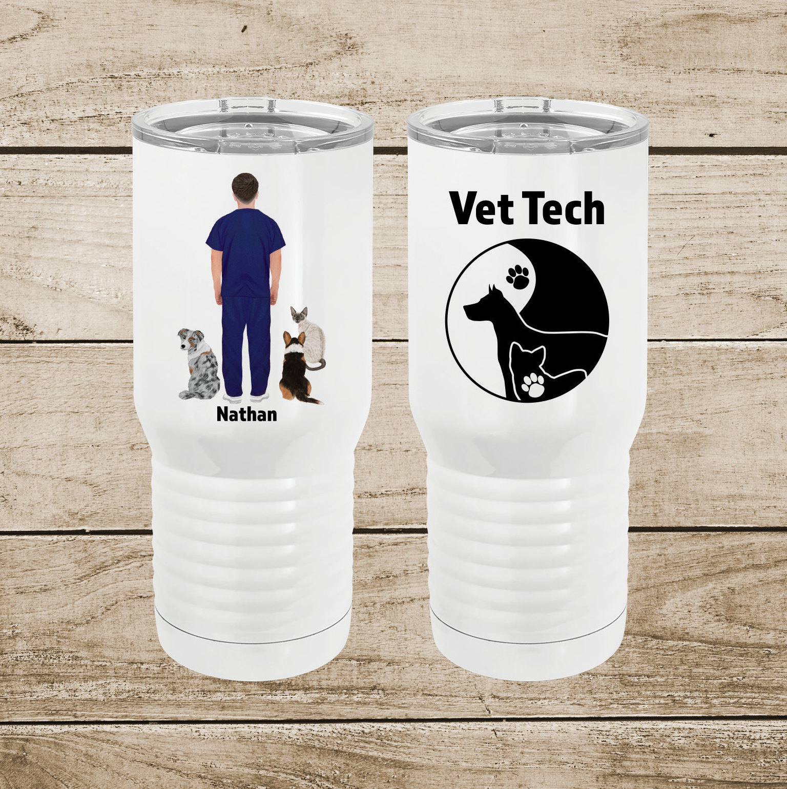 Personalized Vet Tech Tumbler Graduation Gift Veterinary Etsy