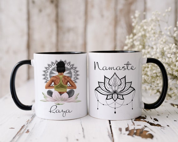 Personalized Yoga Teacher Gift for Her Motivational Mug