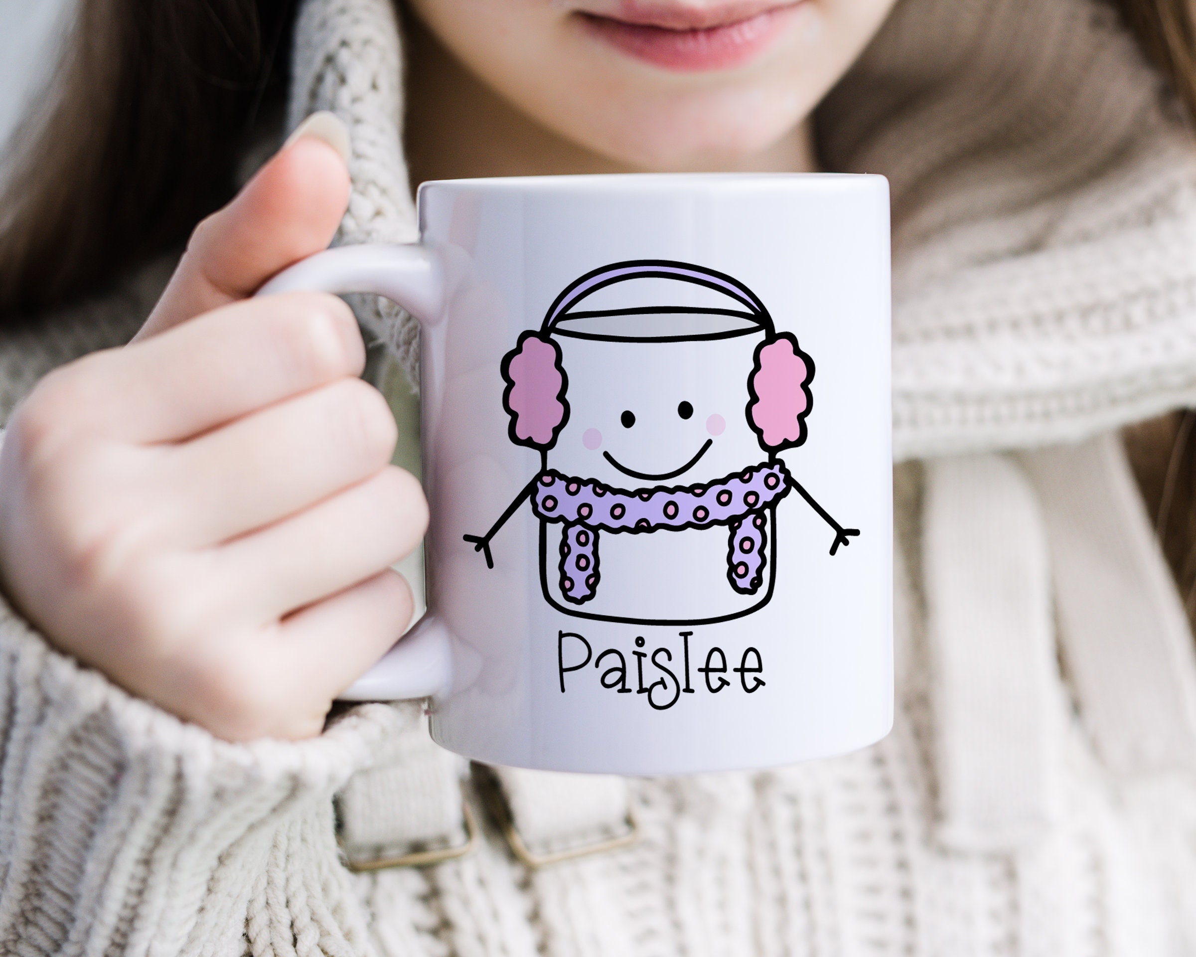 Personalised Easter mugs children's hot chocolate mugs