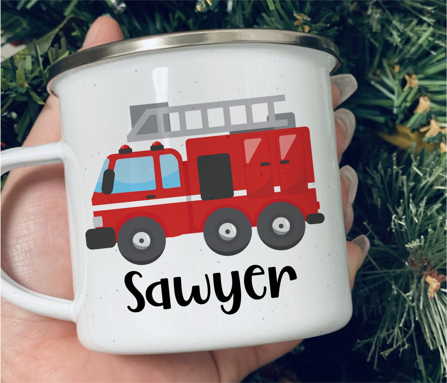 Kids Fire Truck 2Nd Birthday Boy 2 Year Old Firefighter Mug Coffee Mugs Tea  Cups - AliExpress