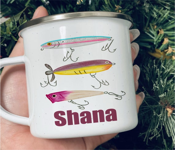 Fishing Mug Kids Mug Easter Basket Stuffers Fishing Lure Christmas Eve Box  Personalized Gifts for Kids 