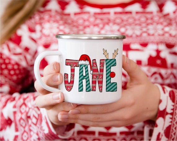 Personalised Kids Christmas Mug, Hot Chocolate Mug, Christmas Eve, Christmas  Eve Box Filler, Christmas, Boy, Girl, 