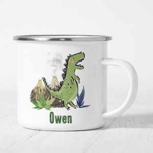 Dinosaur Mug Kids Mug Personalized Gift for Kids Dinosaur Birthday Party Favors Dinosaur Party Favors