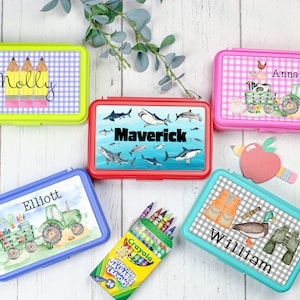 Personalized School Supplies Farm Pencil Box Farm Animal Kids Personalized Pencil Box Farm Back to School Supplies