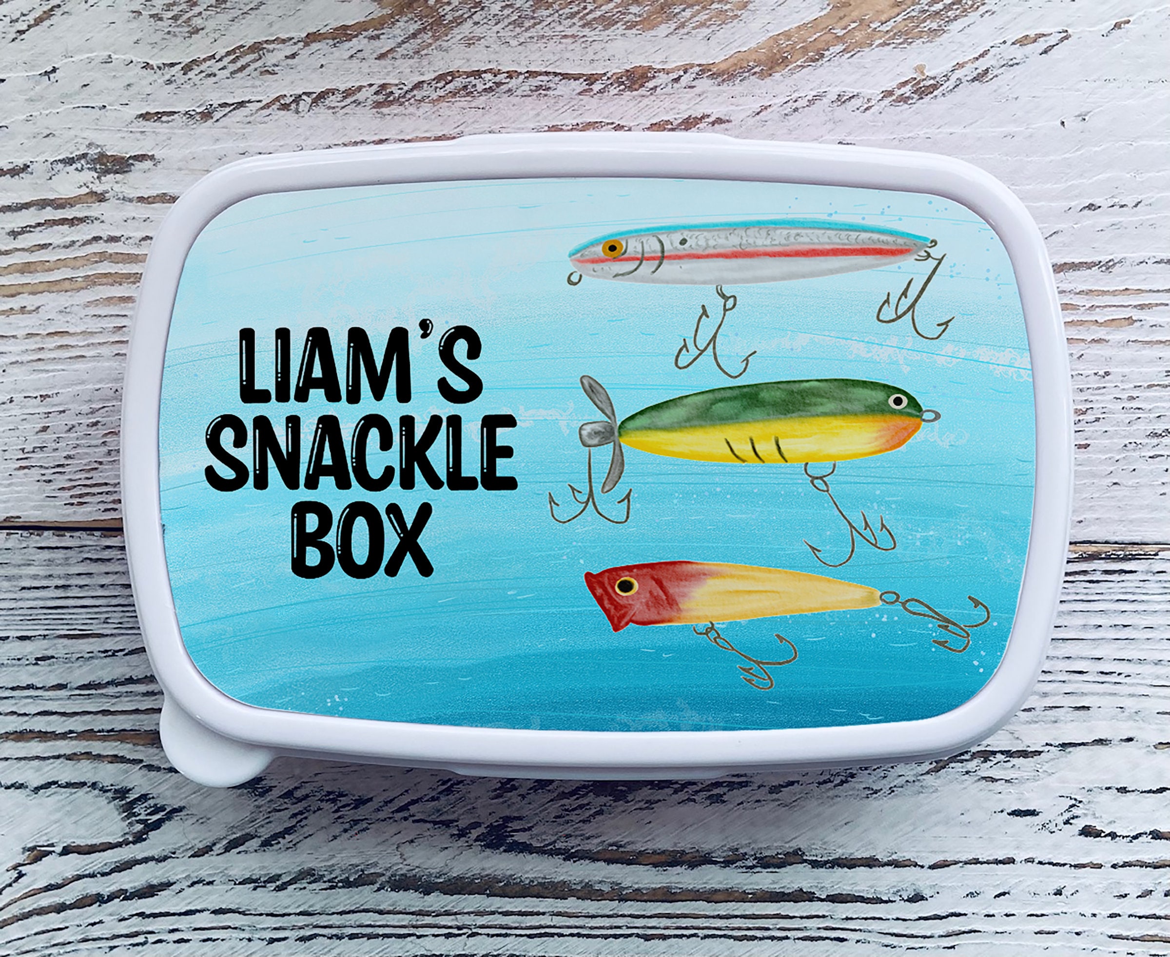 Personalized Snack Box Snackle Box Kids Snack Container 