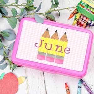 Kids Personalized Pencil Box | Personalized School Supplies | Personalized Pencil Box | Back to School Supplies | Back to School Pencil Box