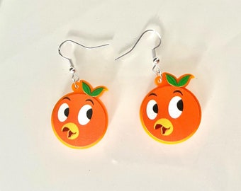 Orange Bird - Epcot inspired accessories - Disney inspired - Earrings or necklace!