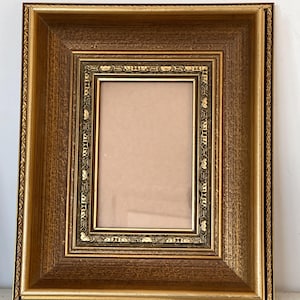 Ornate Vintage Giltwood Picture Frames, Photo Painting Frames with glass, The Picture Size 14x9cm, Tabletop/Wall Ornate Frame, Wall Décor