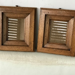 Couple Antique Wooden Frames with Glass, Italian Handmade le Frame, Photos Frames, Bohemian Wall decorative Frames