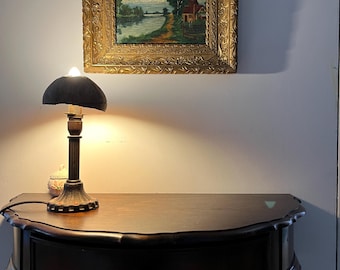 Original Landscape Oil Painting housed in Ornate Gold frame, Antique Art Collectors