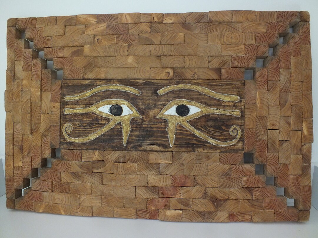 Oeuvre murale Oeil d'Horus Oeil de Ra Mythologie - Etsy France