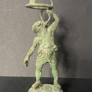 酔ったセリナスの希少なブロンズレプリカ、古代ギリシャ神話の高品質鋳造、ギフトアイデア、室内装飾、古代史愛好家