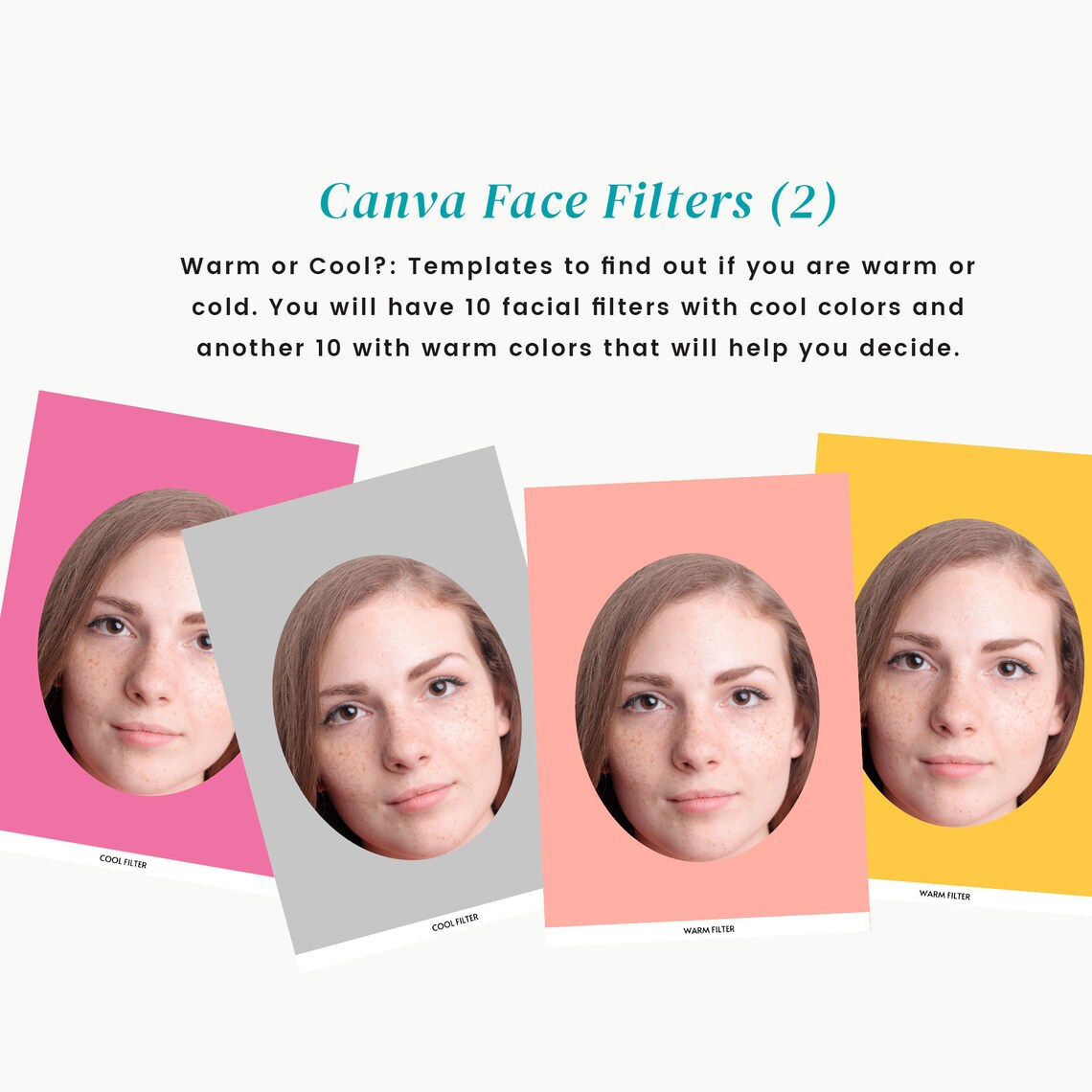 Canva Template Personal Color Analysis / 12 Seasons Personal Etsy