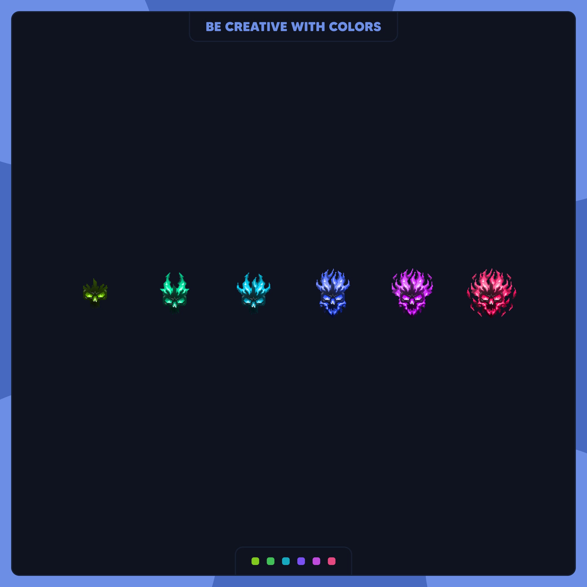 Skulls Sub Badges for Twitch Twitch Sub & Bit Badges 8bit Sub Badges ...