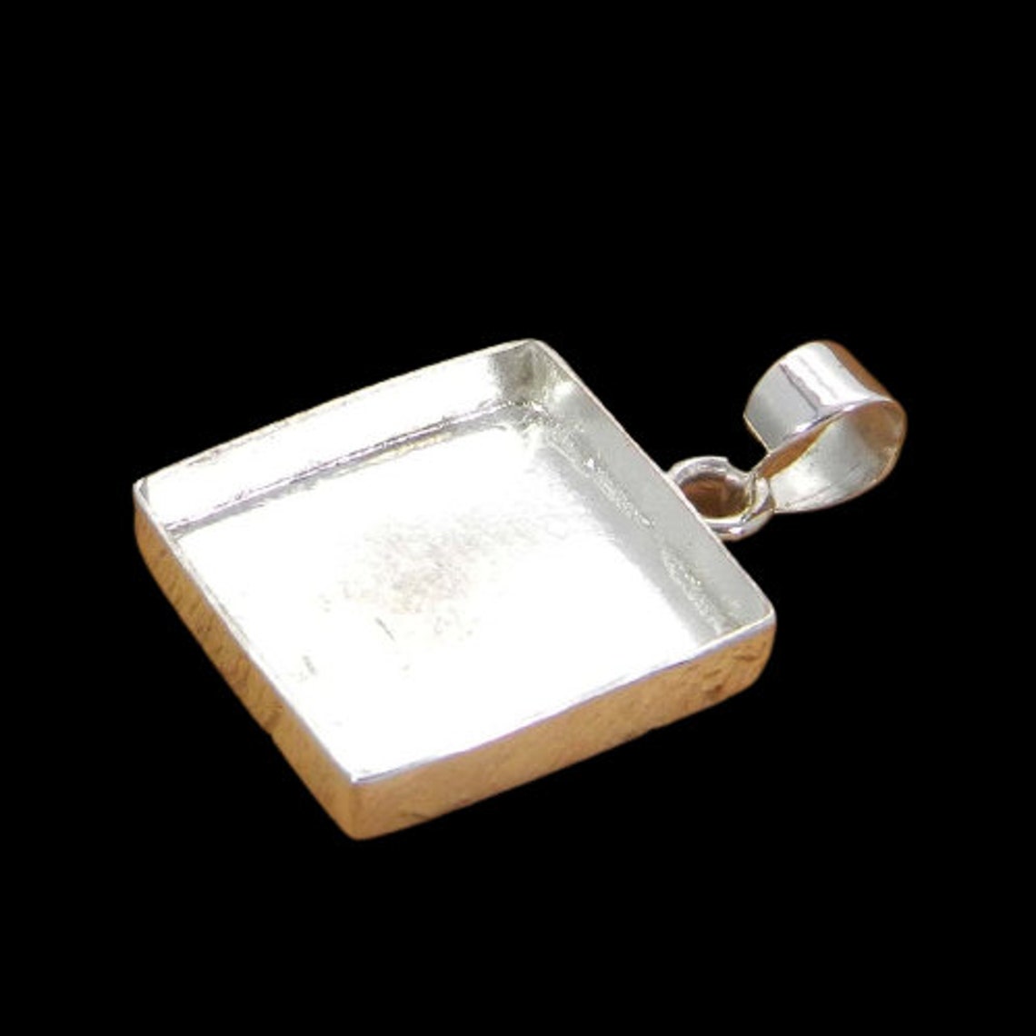 thumbnail image 2 of Sterling Silver Bezel For Quarter Coins - DIY Jewelry Pendant Setting For Coin Necklaces 2 of 9