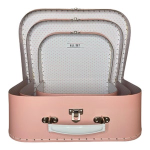 Pink Decorative Storage - Paperboard Suitcase Style Gift Box for ...
