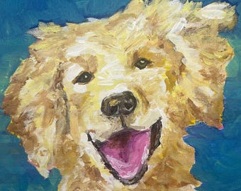 Original Dog Painting