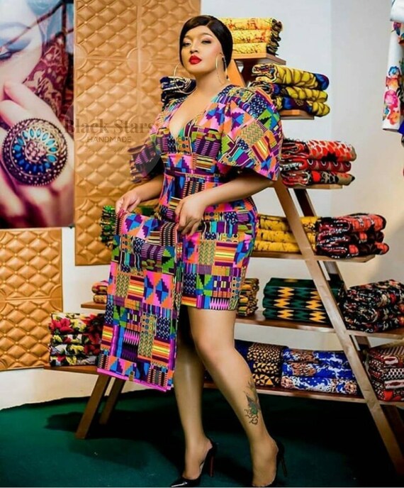 Short african top party dresses