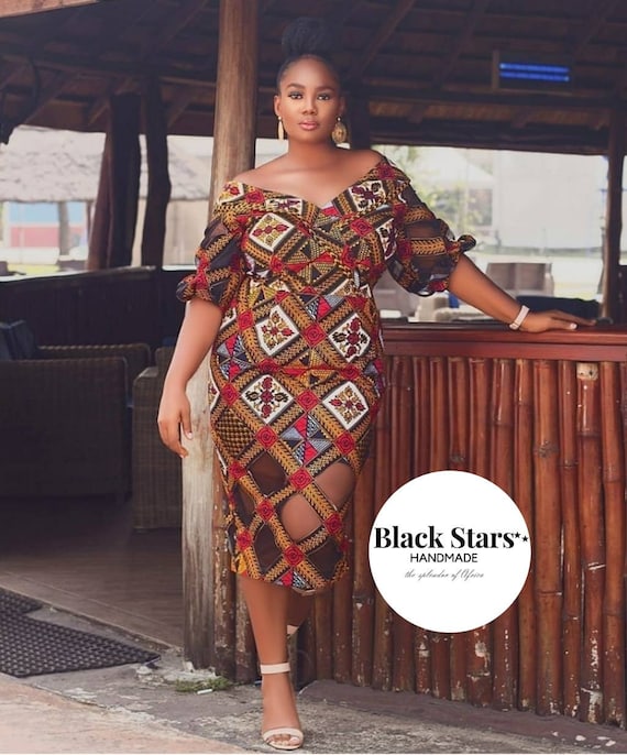 Buy Latest Ankara Gowns Wedding Guest Clothing African Dress
