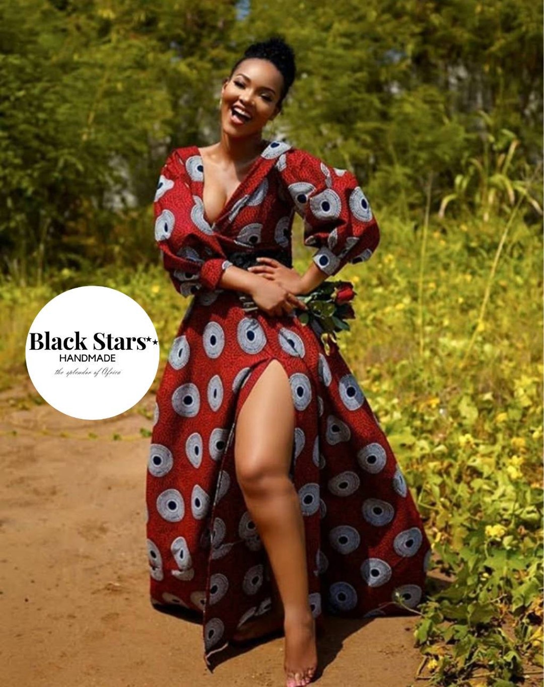 African Clothing| Ankara Maxi Gown| Women's Long Dress