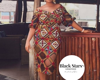 Gorgeous African Dress Style| Womens Ankara Clothing| African Party Dress| Womens Formal Attire| Casual Dress
