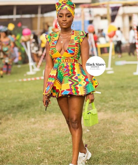 Womens African Clothing| Wedding Guest Attire| Prom| Ankara Dress|  Bridesmaid Outfit| Africa Wedding| Dashiki| Kitenge| Kente| Gift| Blooms