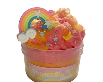 Sunset Fluff Cloud Slime 8oz