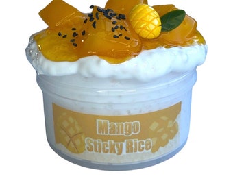 Mango Sticky Rice 8oz DIY slushie Slime