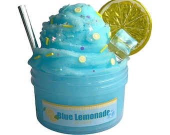 Limonada azul de 8 oz de limonada helada